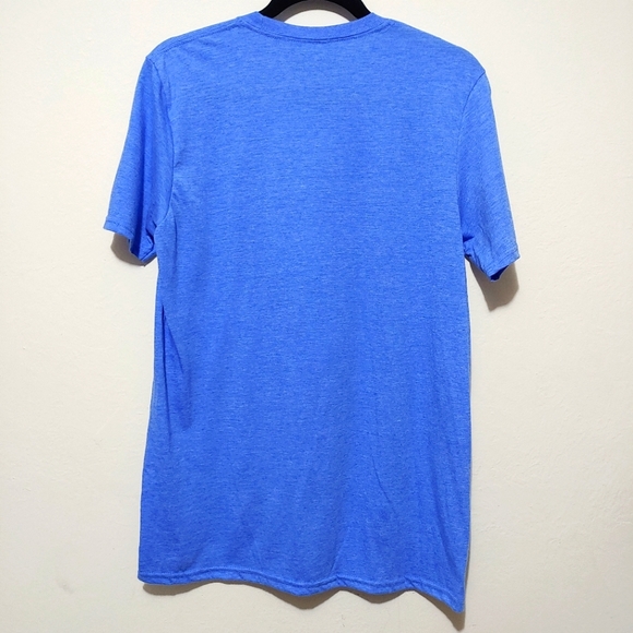 Peanuts Snoopy Men's Short Sleeve Tee Shirt, Blue, Size Medium, D02-0176 - Picture 2 of 4